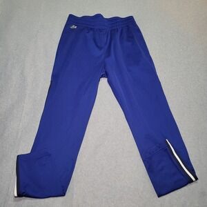Lacoste Sport Mens Royal Blue Track Pants Joggers Size Medium